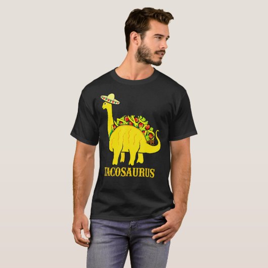 Tacosaurus Cinco De Mayo Funny Taco Dinosaurier 2 T-Shirt (Vorne ganz)