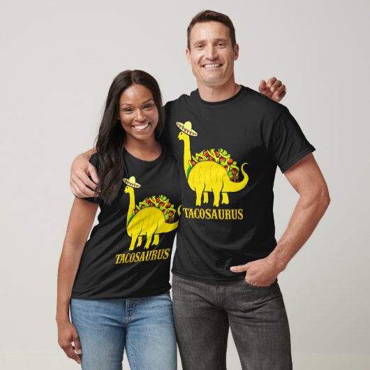 Tacosaurus Cinco De Mayo Funny Taco Dinosaurier 2 T-Shirt (Unisex)