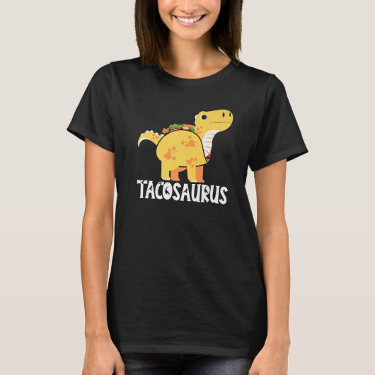Tacosaurus Cinco de Mayo Mexican Taco Dino TRex Bo T-Shirt (Vorderseite)