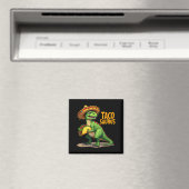Tacosaurus Cinco de Mayo Party T-Rex Hut Magnet (In Situ (Geschirrspüler))