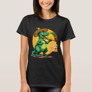 Tacosaurus cinco de mayo Party T-Rex Hut T-Shirt