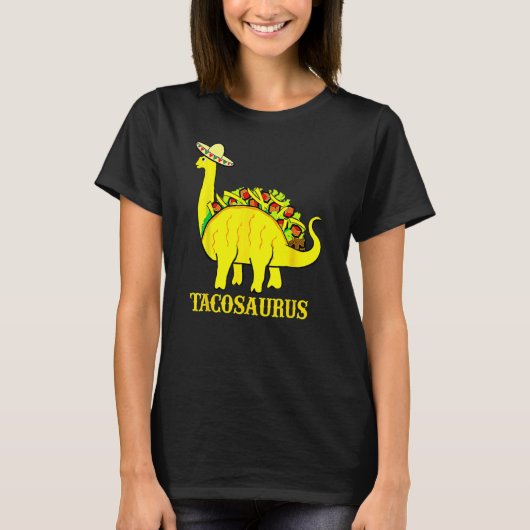 Tacosaurus Cinco De Mayo Shirt Funny Taco Dinosaur (Vorderseite)