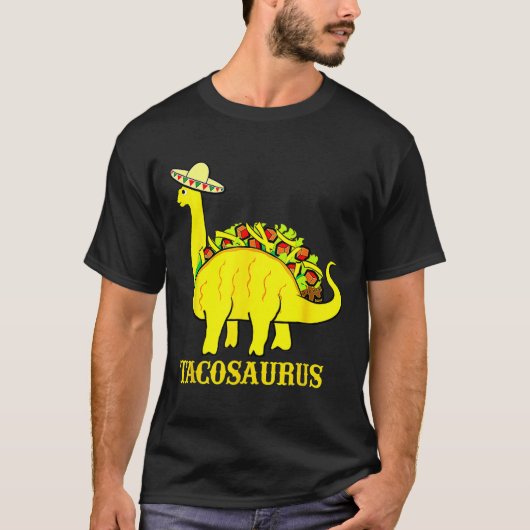 Tacosaurus Cinco De Mayo Shirt Funny Taco Dinosaur (Vorderseite)