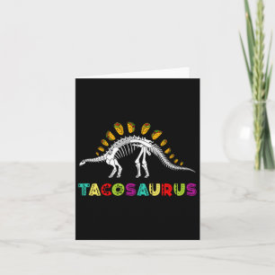 Tacosaurus Cinco De Mayo Shirt Funny Taco Dinosaur Karte