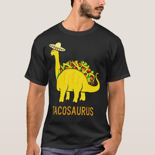 Tacosaurus Cinco De Mayo Shirt Taco Dinosaurier (Vorderseite)