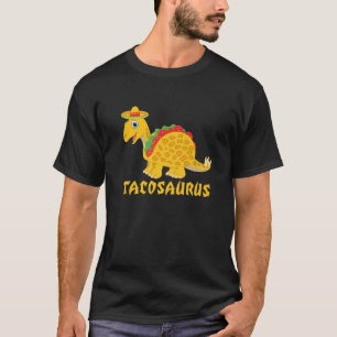 Tacosaurus Cinco De Mayo Taco Dinosaur T Rex Funny T-Shirt