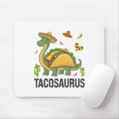 Tacosaurus Dinosaur Taco T Rex Funny Cinco De Mayo Mousepad (Mit Mouse)