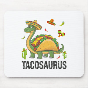 Tacosaurus Dinosaur Taco T Rex Funny Cinco De Mayo Mousepad