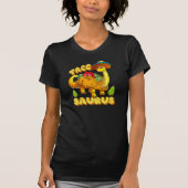 Tacosaurus Funny Taco Dinosaurier T-Shirt (Vorderseite)