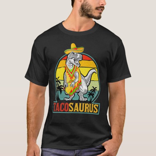 Tacosaurus Rex Cinco De Mayo Kleinkind Mexican Som T-Shirt (Vorderseite)
