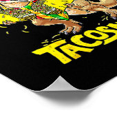 Tacosaurus Rex Dinosaur Taco Kinder Party Funny Poster (Ecke)