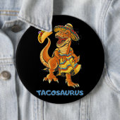 Tacosaurus Taco Cinco de Mayo Kids Boys Dinosaurie Button (Beispiel)