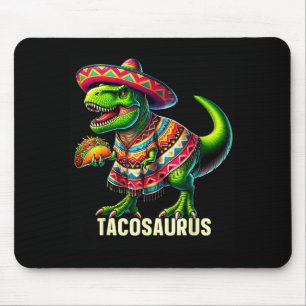 Tacosaurus Taco Dinosaur Cinco de Mayo mexikanisch Mousepad