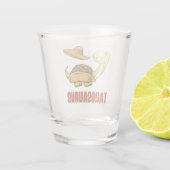 Tacosaurus Taco Dinosaur Cinco De Mayo Schnapsglas (Rückseite)