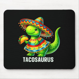 Tacosaurus Taco Dinosaur Dino Cinco de Mayo Jungen Mousepad