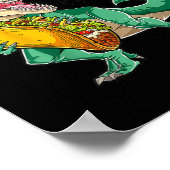 Tacosaurus Taco Dinosaurier T rex Funny Cinco de d Poster (Ecke)