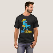 Tacosaurus Taco Saurus Cinco De Mayo Taco Dinosau T-Shirt (Vorne ganz)