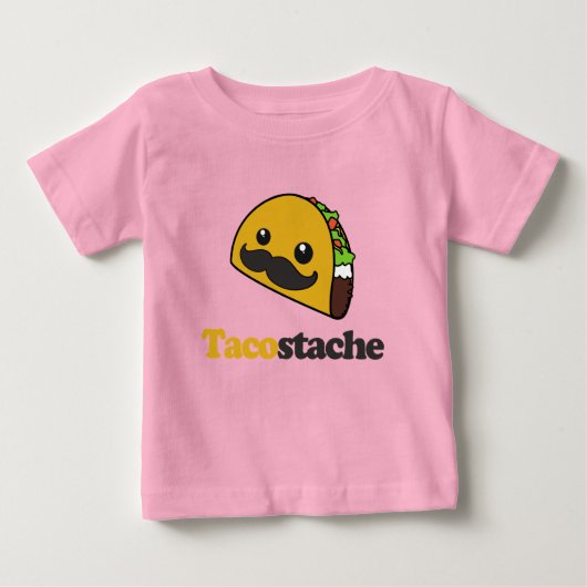 Tacostache Baby T-shirt (Vorderseite)