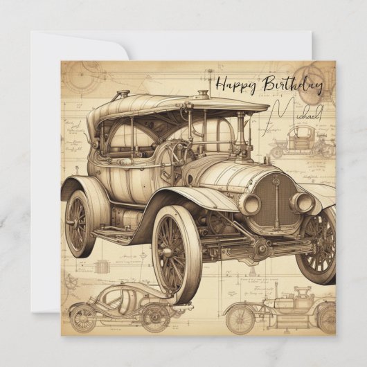 Tacot Imitate Vintage Abbildung personalisiert SC (Vorderseite)