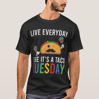 Tacouesday Mexikanisches Essen Meicoacos Freund T-Shirt