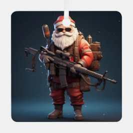 Tactic Santa Claus Urlaub Ornament Aus Metall