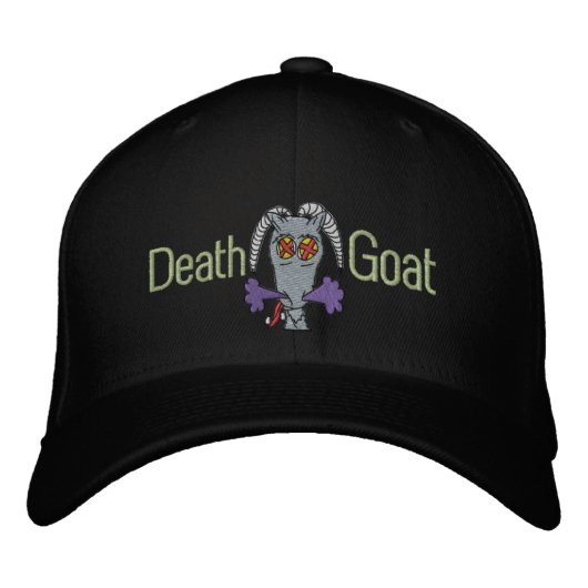 Tactical Cap Death Goat Bestickte Kappe (Vorderseite)