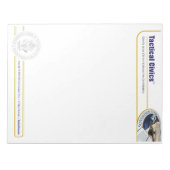 Tactical Civics™ 5,5" x 6" Notizblock - 40 Seiten (Vorderseite)