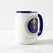 Tactical Civics™ Great Siegel Tasse (VorderseiteRechts)