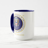 Tactical Civics™ Great Siegel Tasse (Vorderseite Links)