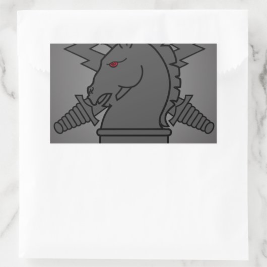 Tactical PSYOP front.png Rechteckiger Aufkleber (Tasche)