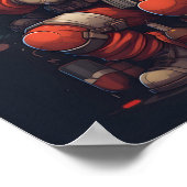 Tactical Santa Claus Weihnachtsposter Poster (Ecke)