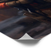 Tactical Santa Claus Weihnachtsposter Poster (Ecke)