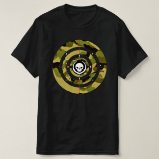 Tactical Skull Target Camouflage Precision Strike  T-Shirt