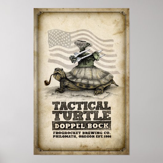 Tactical Turtle Doppel Bock Poster (Vorne)