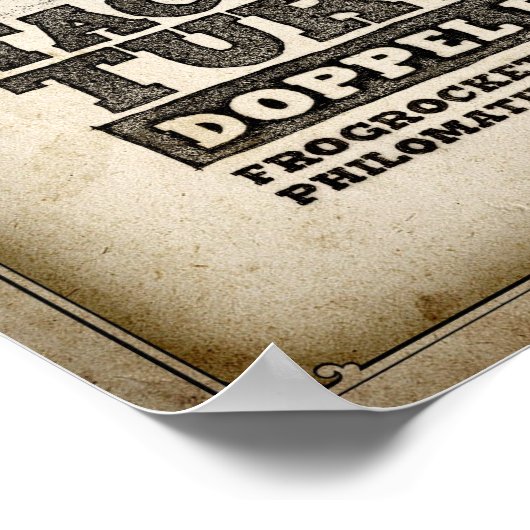 Tactical Turtle Doppel Bock Poster (Ecke)