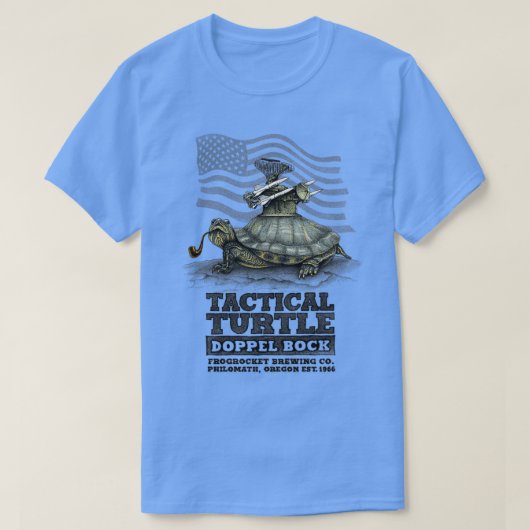 Tactical Turtle Doppel Bock T-Shirt (Design vorne)