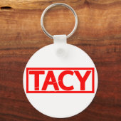 Tacy-Briefmarke Schlüsselanhänger (Vorderseite)