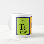 Tad Periodenname Tasse (Vorderseite Links)