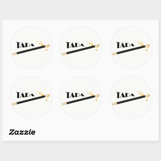 Tada Magic Magician Stickers (Blatt)