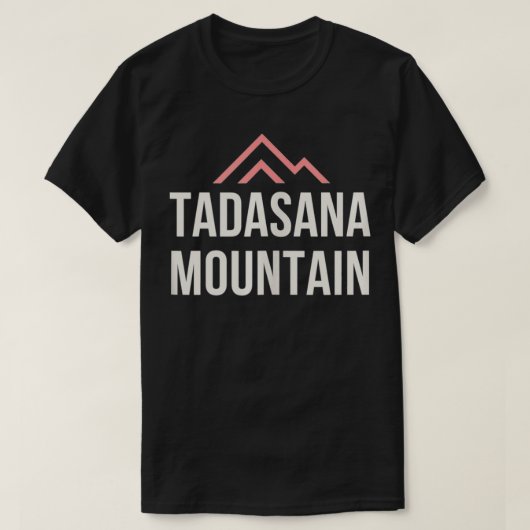 Tadasana Pose Yoga T-Shirt (Design vorne)