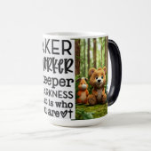 TADDY INTHE FOREST & FAITY ON GOD Tasse (VorderseiteRechts)