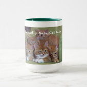 Tadellos gesunde Katzen-Dame Mug Tasse (Zentrum)