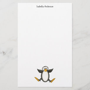 Tadellos Pinguin · Springen Briefpapier