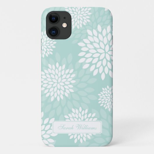 Tadellose Chrysantheme-Blumenmuster Case-Mate iPhone Hülle (Rückseite)