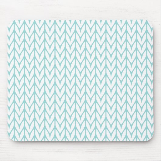 Tadellose grüne Garn-Sparren-Strick-Art Mousepad (Vorne)