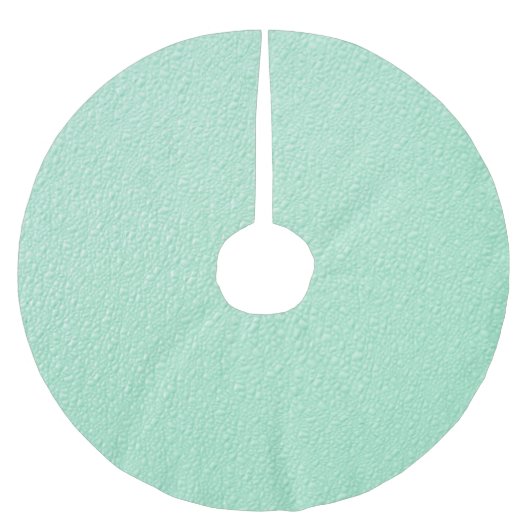 Tadellose grüne modische Pastellfarben Polyester Weihnachtsbaumdecke (Vorderseite)