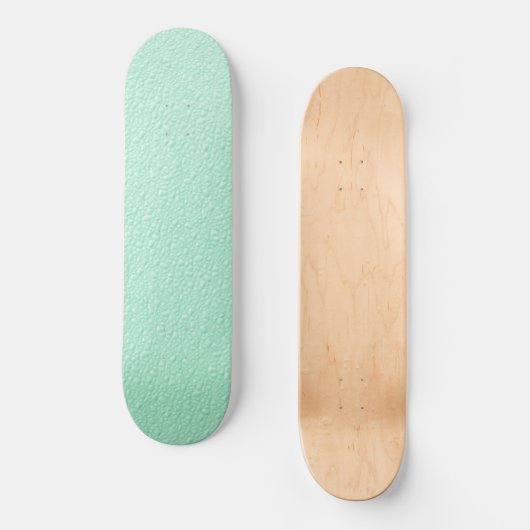 Tadellose grüne modische Pastellfarben Skateboard (Vorderseite)