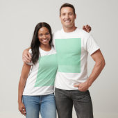 Tadellose grüne modische Pastellfarben T-Shirt (Unisex)