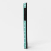 Tadellose grüne Tupfen-modernes Muster PD004 Case-Mate iPhone Hülle (Hinten/Links)