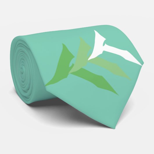 TADELLOSE GRÜNE WAHRHEITS-KRAWATTE KRAWATTE (Gerollt)